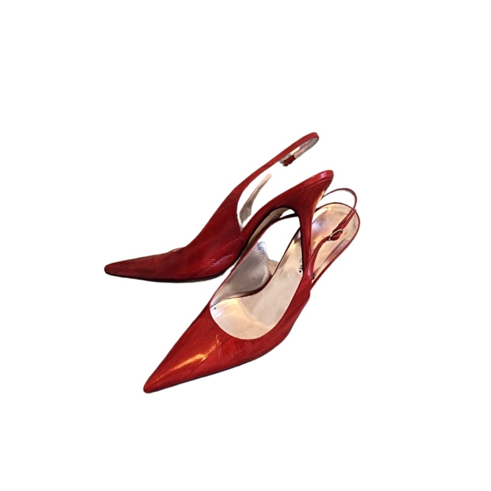 Dolce & Gabbana Red Leather Heels